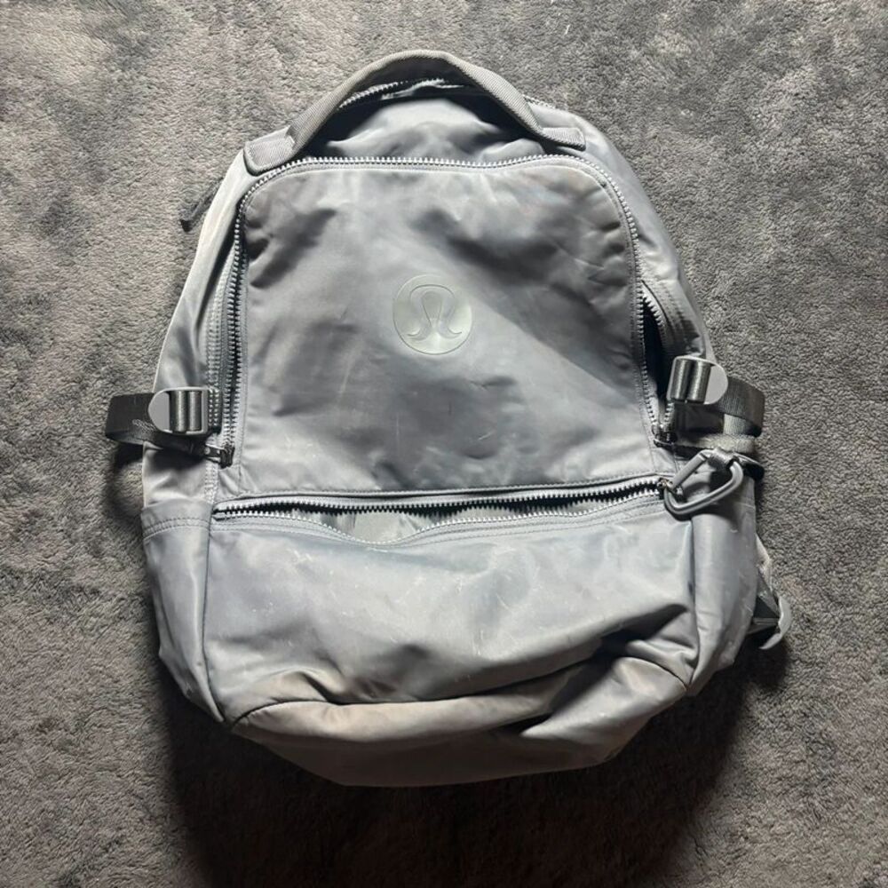 Lululemon Crew Grey Backpack 22L Laptop Padded School Travel